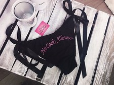 Ann Summers No Cocks Allowed Out on the Town Knickers -SEX Y WEAR!