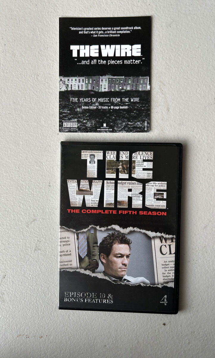The Wire Season 5 Complete Box Set DVD - used The Wire Season 5 Complete Box Set DVD - used