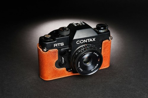 Funda protectora de cuero genuino con media cámara para Contax RTS RTS II RTS2 - Imagen 17 de 31