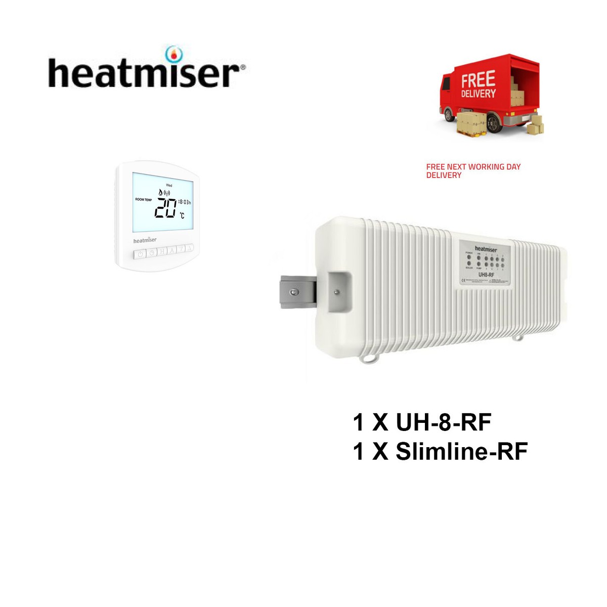 Rf Switch Pairing Heatmiser Wireless Thermostat UFH Heatmiser UH8