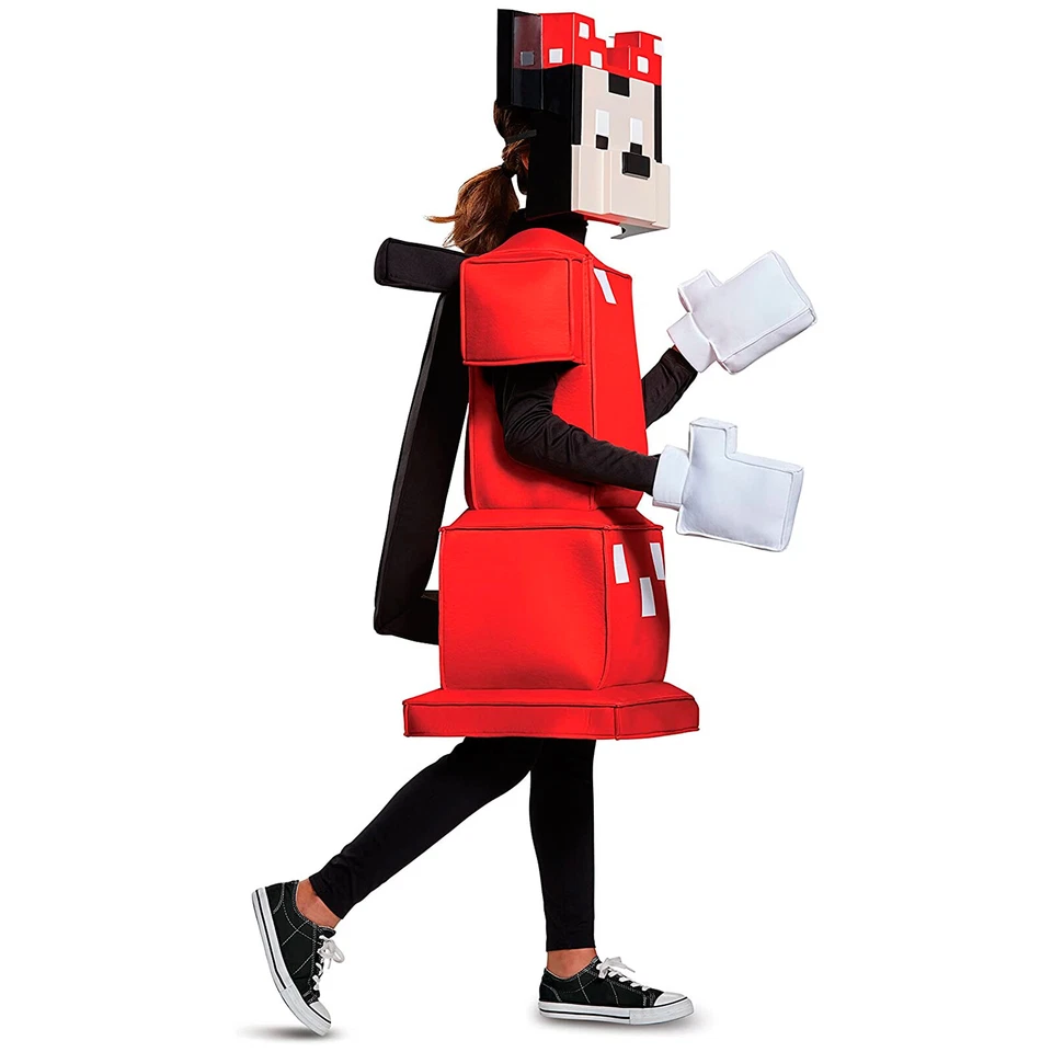 Disney Minnie Mouse Crossy Roads Halloween Costume + Mask Gloves Girls S M L - Image 4 of 4