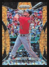 2019 Prizm DAVID PERALTA Gold Circles Baseball card #/150 ARIZONA DIAMONDBACKS