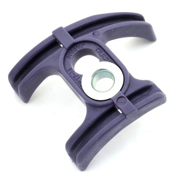 Shimano SM-SP18-M – Staffa Inferiore Doppio Cavo Guida In Plastica Per Bici (Blu)