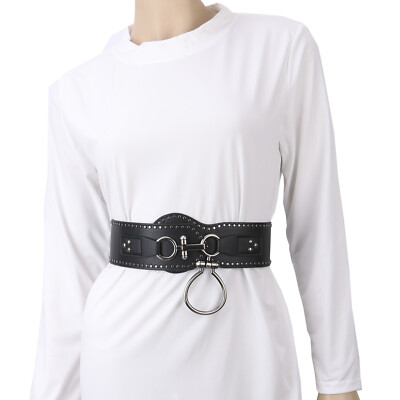 white with black lace prom dress Leather Harness Belt – Womens Double Buckle Harness Belt
