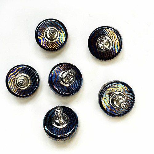 EDC Titanium Timascus Super Precision Toy Spinning Top Professional Ceramic Bead - Picture 10 of 12