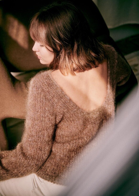 SEZANE LUCY JUMPER TAUPE SIZE XS | eBay