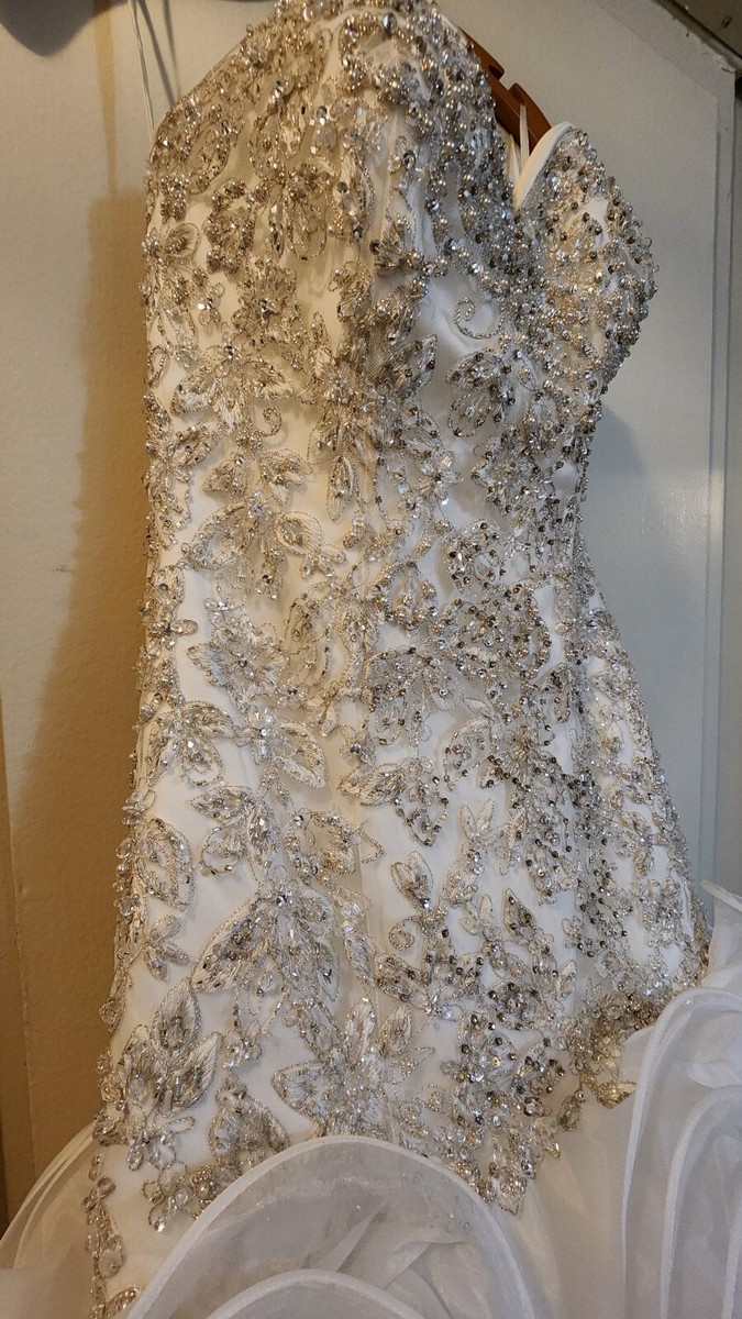 Swarovski Crystal Beaded Mermaid Wedding Dress | eBay