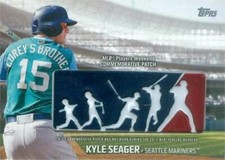 Kyle Seager baseball card 2018 Topps Players Weekend Commemorative Patch #PWPKS