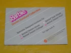 Vintage 1984 Mattel Barbie Doll Dream Furniture Collection Brochure