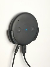 Image of Wall Bracket Mount For Amazon Echo Input In Black