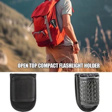 DShape Flashlight Holster Belt Pouch With Elastic Band Portable Flashlight Pouch