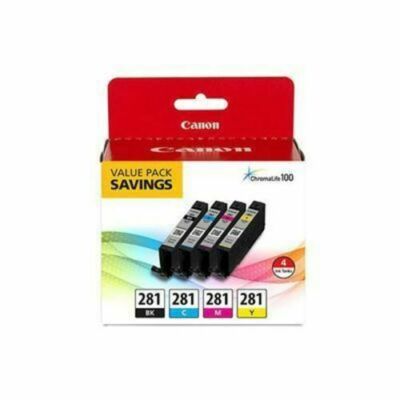 Canon CLI-281 Black, Cyan, Magenta & Yellow 4 Ink Cartridges