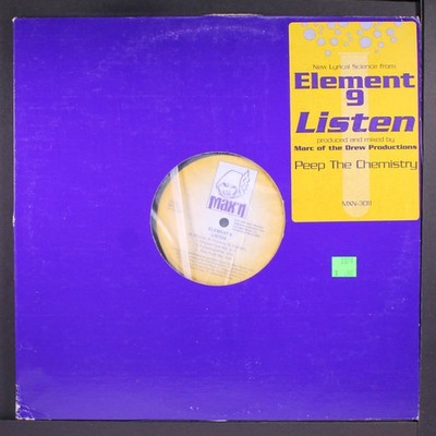 ELEMENT 9: listen  MAX'N 12'' Single 33 RPM