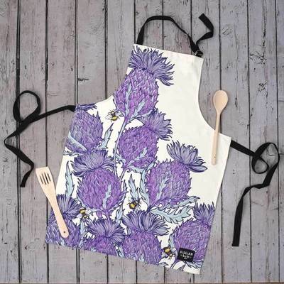 Highland Thistle Apron Scottish Scotland Housewarming Gift