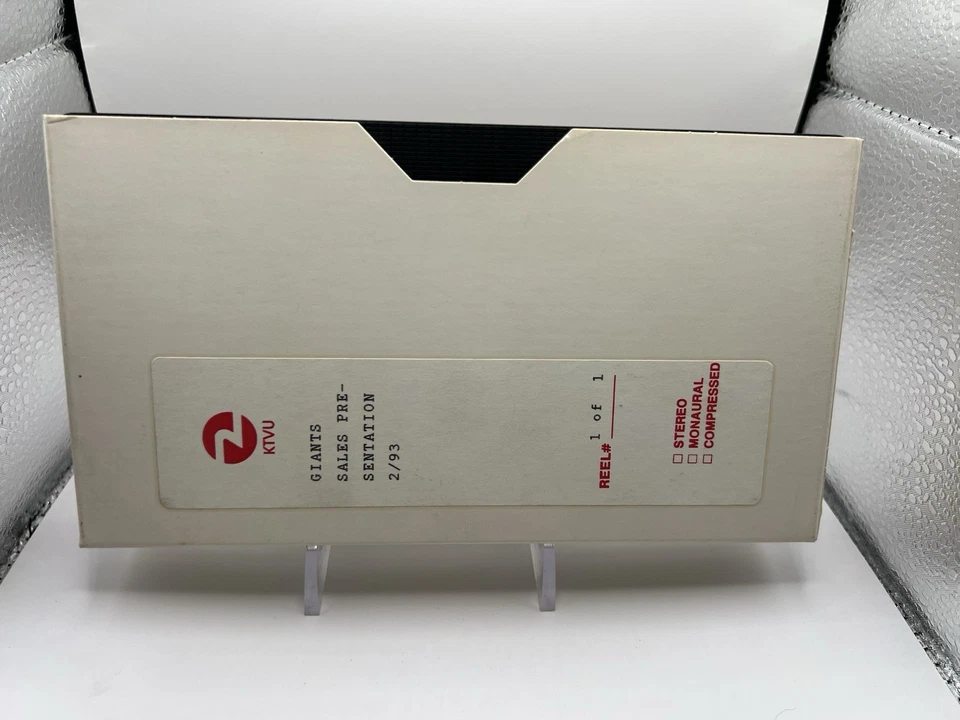 RARO 1993 KTVU SF Giants Presentación de Ventas Video VHS Bienvenido Barry Bonds *LEER* Foto 3 de 4