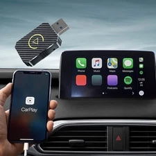 2 in 1 Wireless CarPlay Android Auto Adapter - Plug and Play