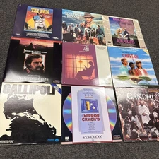 Laserdiscs Lot of 9 Movies see photos for titles LD