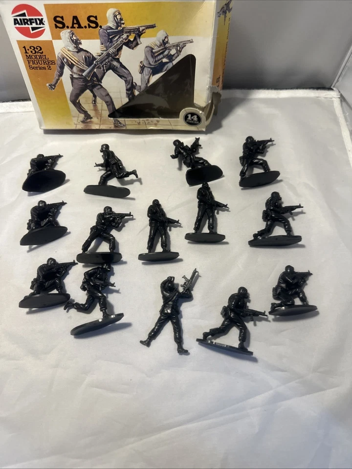 Airfix 1/32 S.A.S. Figuras modelo serie 2 1986 muy raras completas Foto 2 de 4