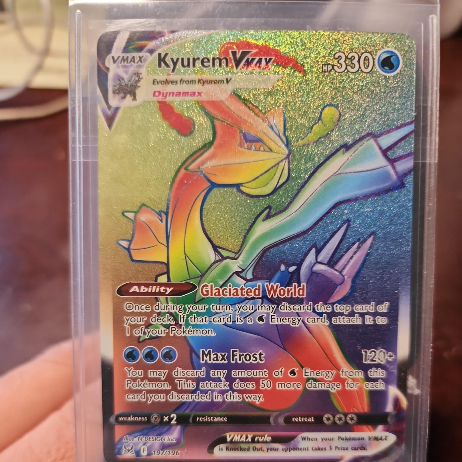 Kyurem VMAX (Secret) 197/196 Swsh11: Lost Origin Holo