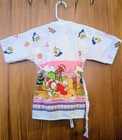 Vintage 90s Walt Disney Donald Duck Kids 3T Jinbei 100% Cotton Wrap TieFront Top — photo 4