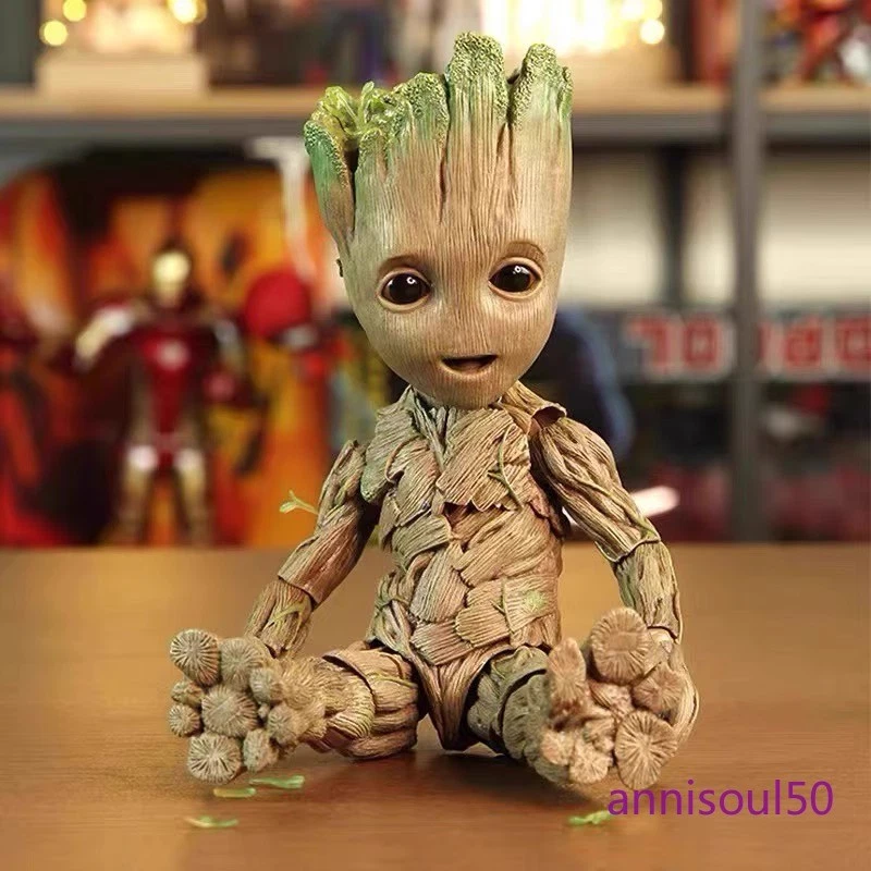 US!! Guardians of The Galaxy Baby Groot Life-Size HT LMS005 26CM Action Figure - Image 2 of 4