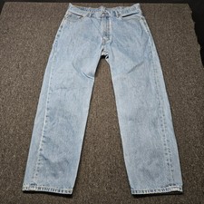 Levi  s 550 Men  s Jeans 40x32 Relaxed Fit Tapered Leg Blue Denim Zip Fly 39x32 