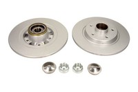 2X Quaro QD9187 Bremsscheibe Renault T. Kangoo 08- Z ØO¢Yskiem Z PowØOkñ Antykor