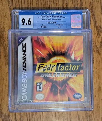 Fear Factor Unleashed Game Boy Advance GBA Original Game Graded 9.6