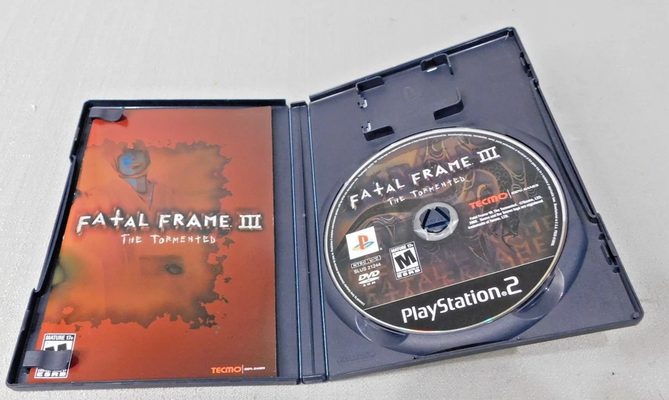 Fatal Frame 3 III: The Tormented (Sony PlayStation 2, 2005) Complete Rare - Image 2 of 3