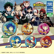 My Hero Academia Gummi Untersetzer Kapsel Spielzeug 6 Arten Komplettes Set Ga...