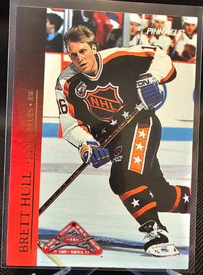 1993-94 Score Pinnacle All-Stars Brett Hull #34 St. Louis Blues