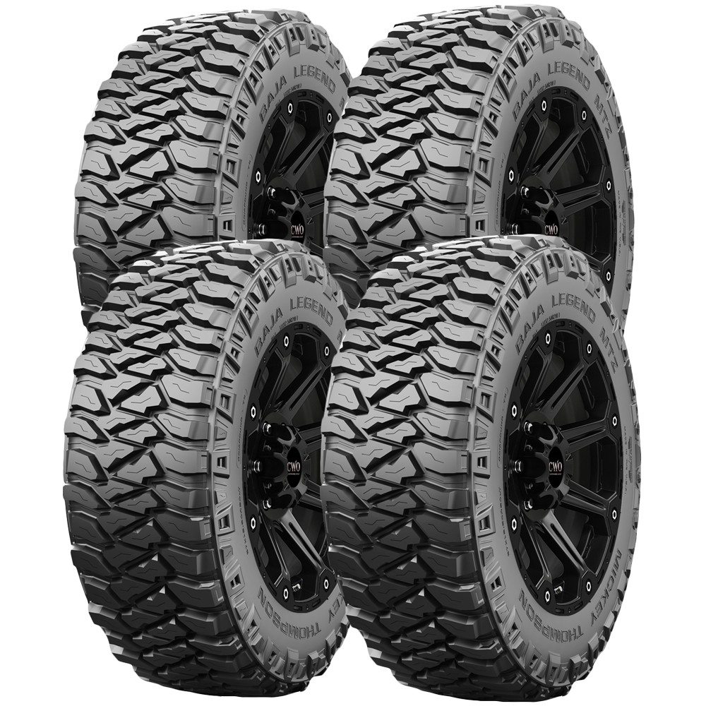 QTY 4) 35x12.50R17LT Mickey Thompson Baja Legend MTZ 119Q Load