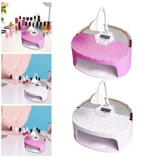Lámpara de Uñas LED 45 Cuentas LED Modo Bajo Calor Base Extraíble Compacta