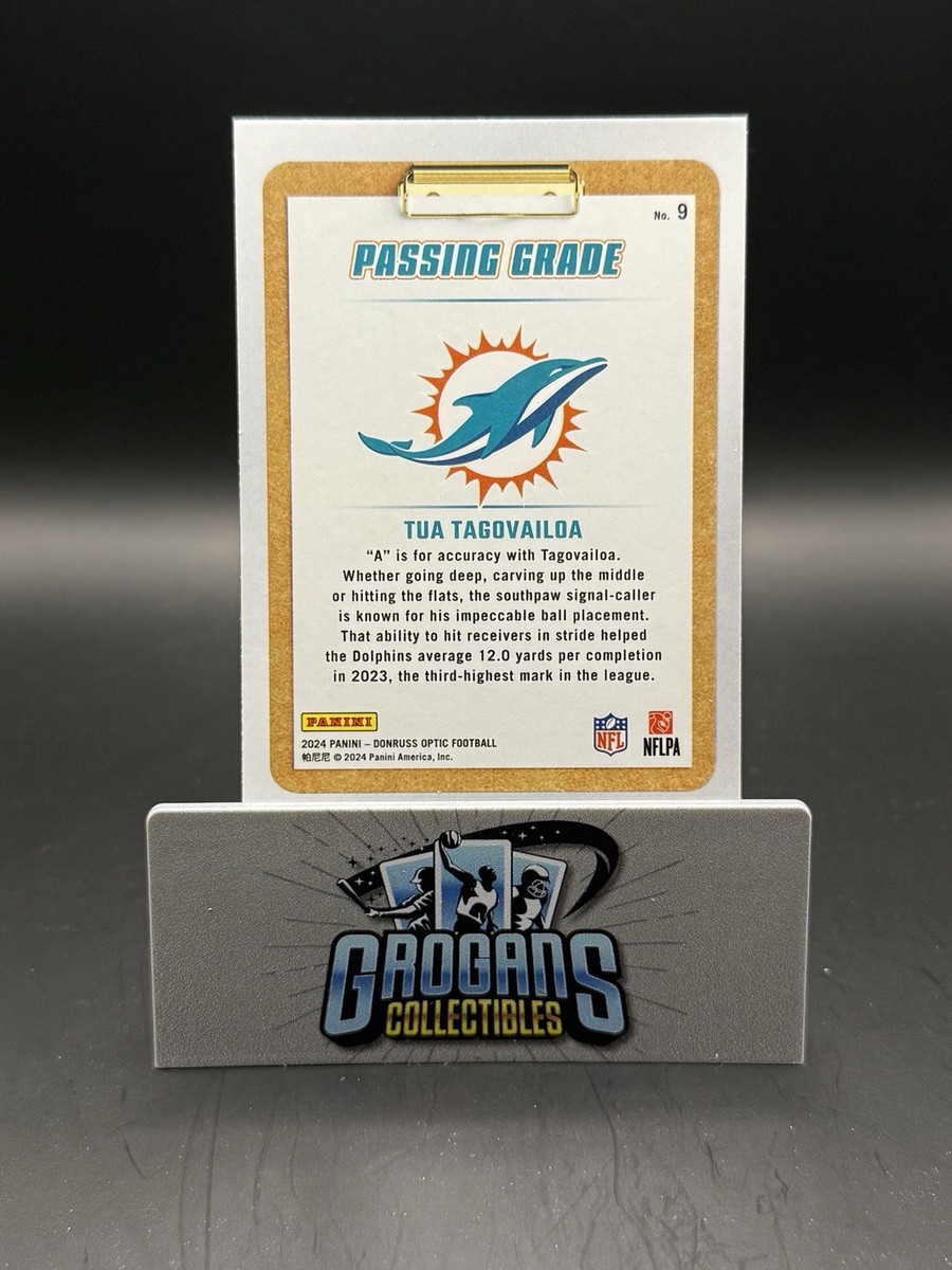 2024 Donruss Optic #9 Tua Tagovailoa Passing Grade | eBay