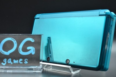 [REGION FREE]Nintendo 3DS Aqua Blue Console Used 002