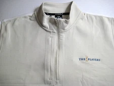 NWT- UNDER ARMOUR GOLF "The Players" TPC Sawgrass Beige Sweatshirt Size XL LOOSE