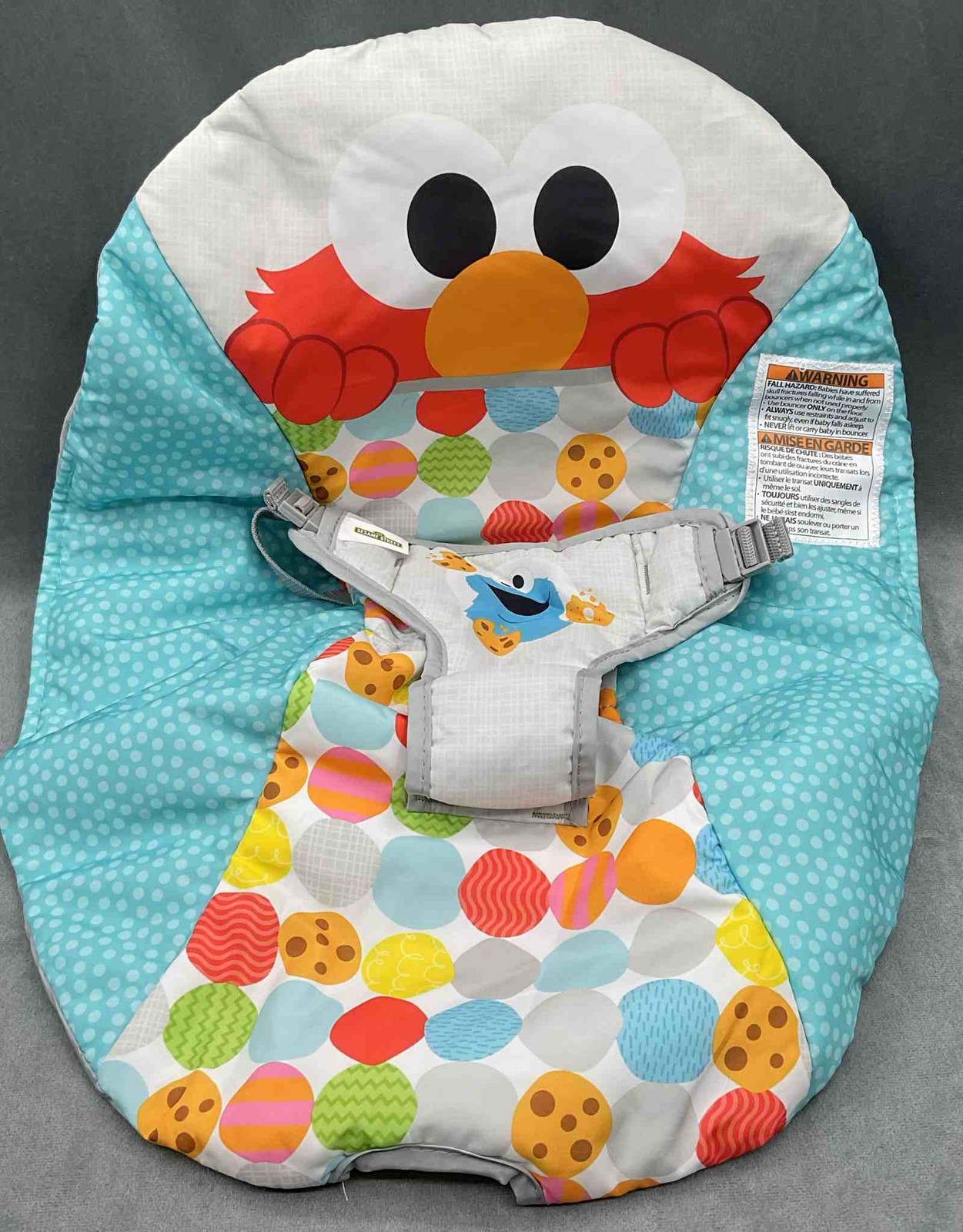 Sesame Street Kids II Baby Bouncer I Spot Elmo! Replacement Fabric Seat Cover