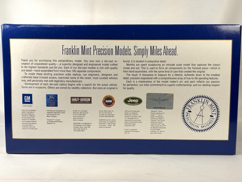 FRANKLIN MINT 2006 CORVETTE “INDY 500” DIECAST REPRODUCTIONS LE 1:24 RARE! NEW! - Picture 19 of 19