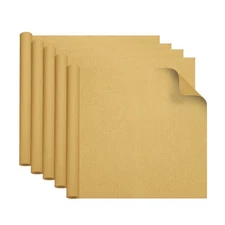 5 Sheets Gift Wrapping Paper, 23.6" x 23.6" Stone Textured Paper, Brown