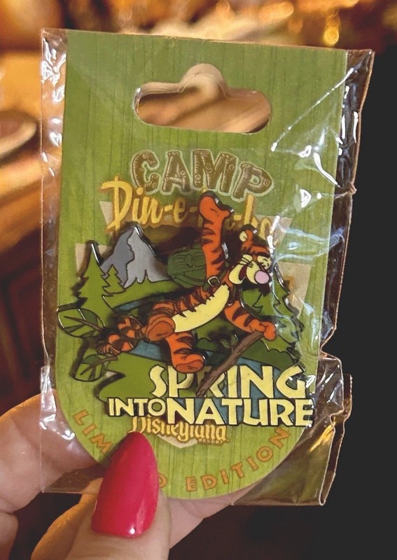 💚Disney PIN Tigger Camp Pin e-ha-ha Spring Into Nature LE 500 Pin DLR EPIC RARE