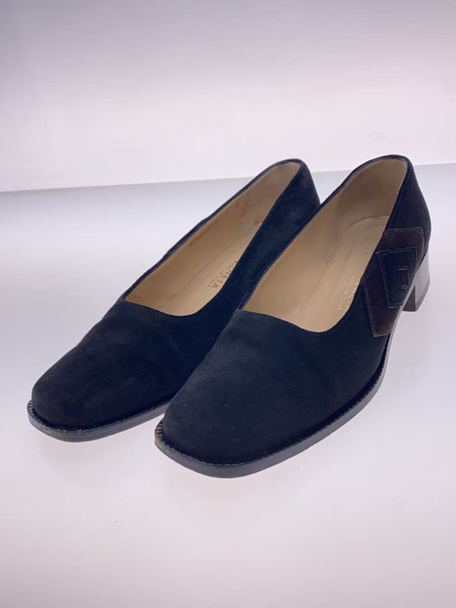 Bottega Veneta Pumps Uk6 Blk Suede Square JnX12 thumbnail 2