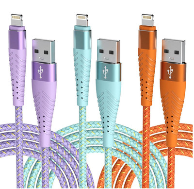 iPhone Charger Fast Charging Lightning Cable 6FT 3Pack[Apple MFi Certified] Long