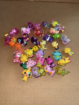 Hatchimals Colleggtibles Mini Animal Figures Lot of 35 Toys Clear Sparkle Cat