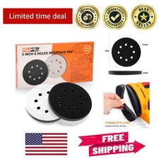 5  Hook and Loop Sanding Pads with 8 Holes - Pack of 2 for Professionals