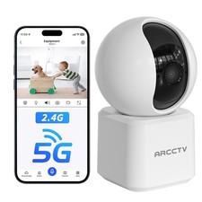 ARCCTV Wireless Security Camera Indoor Camera WiFi Baby/Pet Monitor Pan Tilt 3MP