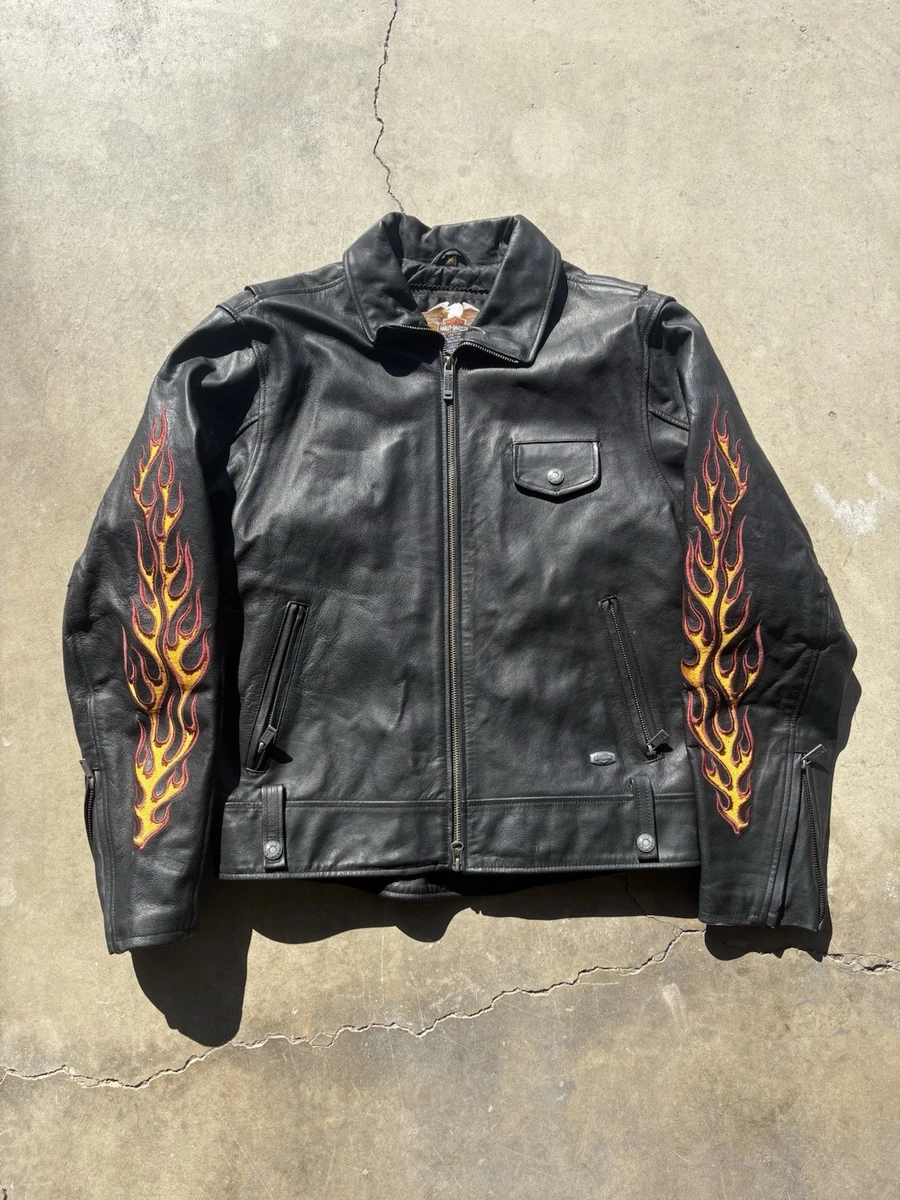 HARLEY-DAVIDSON フレイムスジャケットＭサイズ HARLEY-DAVIDSON フレイムスジャケットMサイズ Harley Davidson