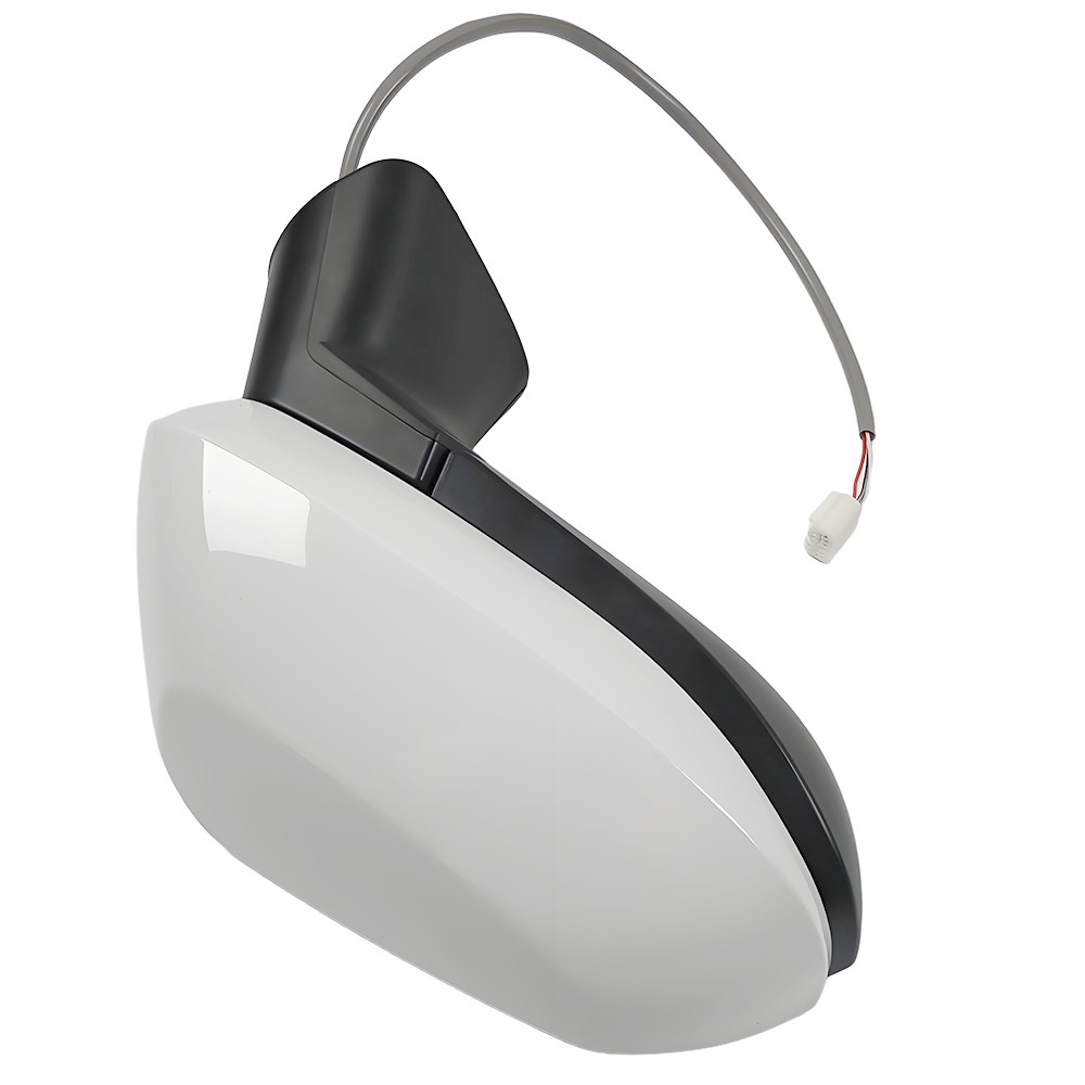 Passenger Side Mirror for 2020 -24 TOYOTA COROLLA Power NonHeated Painted White
