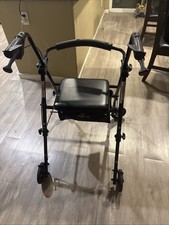 NOVA Journey Stalowy rollator Walker, czarny