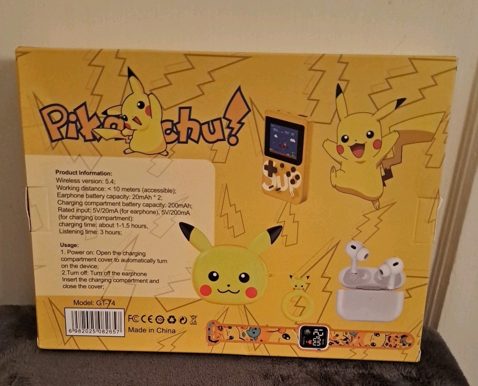 ジラーチセット pokemon time Pokémon with you Pikachu GT-74 4 In 1 Suit Gift Watch Earbuds Game Earbud Case | eBay