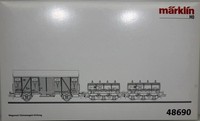 Märklin H0 48690 Wagenset Gleiswaagen-Eichzug 3-Tlg. DB Ep. IV NEU & OVP